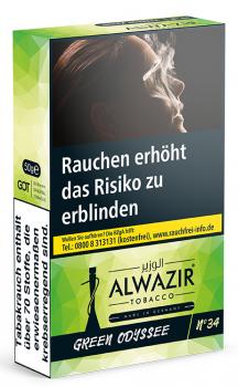 Alwazir® GREEN ODYSSEY No 34 50g Schachtel - The Fruitbooster - Kiwi Grüner Apfe